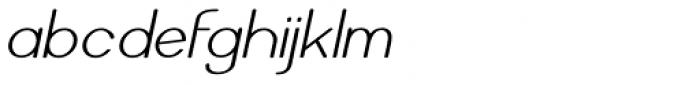 Caluminy Oblique Font LOWERCASE