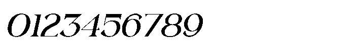 Caluxe Oblique Font OTHER CHARS