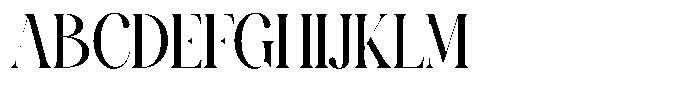 Calvigan Regular Font UPPERCASE