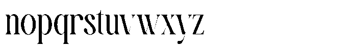 Calvigan Regular Font LOWERCASE