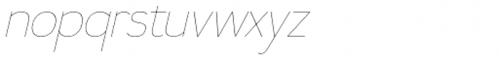 Calvin Hairline Italic Font LOWERCASE