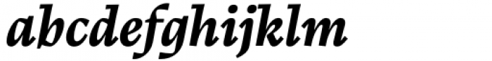 Calvino Bold Italic Font LOWERCASE