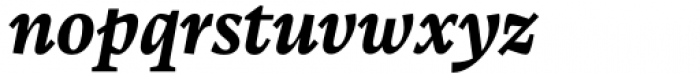 Calvino Bold Italic Font LOWERCASE