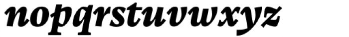 Calvino Extrabold Italic Font LOWERCASE