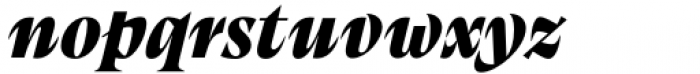 Calvino Grande Black Italic Font LOWERCASE