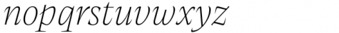Calvino Grande Italic Variable Font LOWERCASE