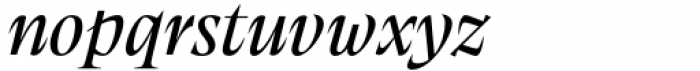 Calvino Grande Italic Font LOWERCASE