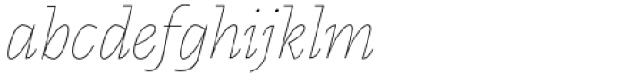 Calvino Grande Monoline Italic Font LOWERCASE