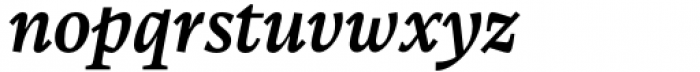 Calvino Semibold Italic Font LOWERCASE