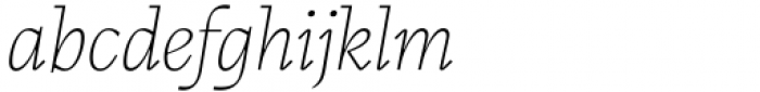 Calvino Variable Italic Font LOWERCASE