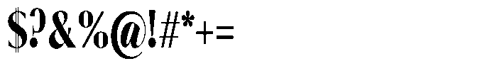 Calvion Sans Calvion Black Condensed Font OTHER CHARS