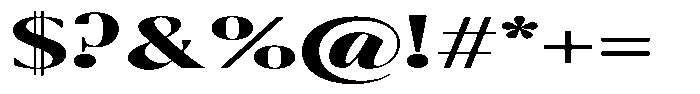 Calvion Sans Calvion Black Extra Expanded Font OTHER CHARS