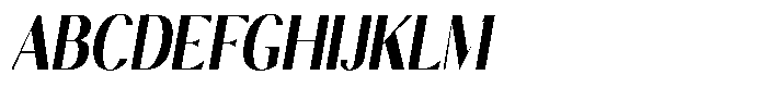 Calvion Sans Calvion Black Slanted Condensed Font UPPERCASE