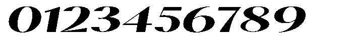 Calvion Sans Calvion Black Slanted Extra Expanded Font OTHER CHARS