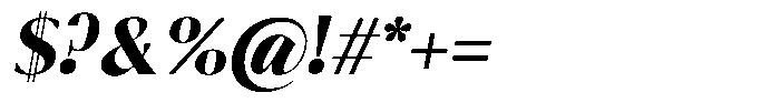 Calvion Sans Calvion Black Slanted Font OTHER CHARS