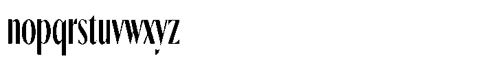 Calvion Sans Calvion Black Ultra Condensed Font LOWERCASE