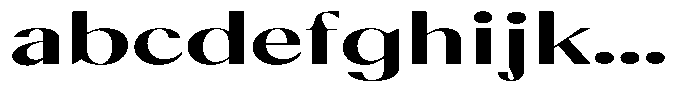 Calvion Sans Calvion Bold Extra Expanded FONT