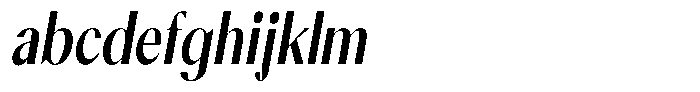 Calvion Sans Calvion Bold Slanted Condensed FONT