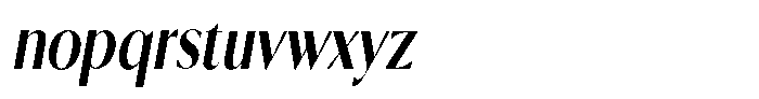 Calvion Sans Calvion Bold Slanted Condensed Font LOWERCASE