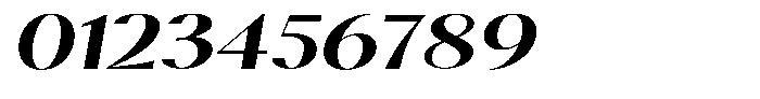Calvion Sans Calvion Bold Slanted Expanded Font OTHER CHARS