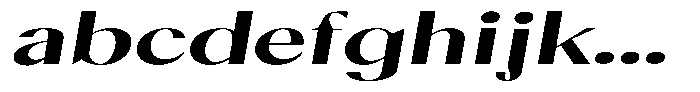 Calvion Sans Calvion Bold Slanted Extra Expanded FONT