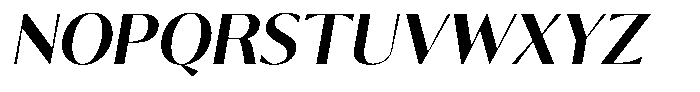 Calvion Sans Calvion Bold Slanted Font UPPERCASE