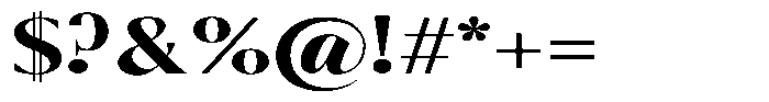 Calvion Sans Calvion Extra Bold Expanded Font OTHER CHARS