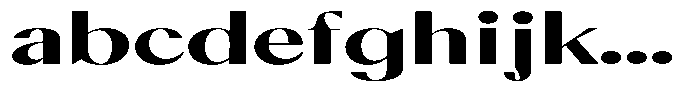 Calvion Sans Calvion Extra Bold Extra Expanded FONT