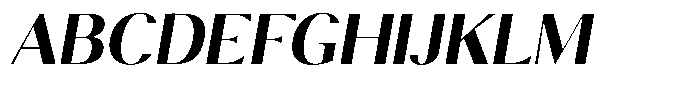 Calvion Sans Calvion Extra Bold Slanted Font UPPERCASE