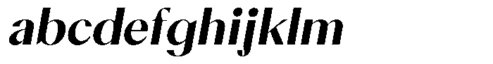 Calvion Sans Calvion Extra Bold Slanted FONT