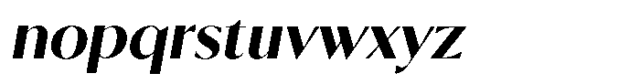 Calvion Sans Calvion Extra Bold Slanted Font LOWERCASE