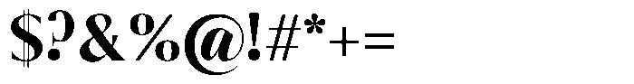 Calvion Sans Calvion Extra Bold Font OTHER CHARS