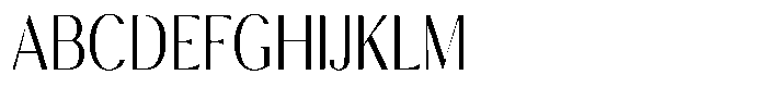 Calvion Sans Calvion Extra Light Condensed Font UPPERCASE