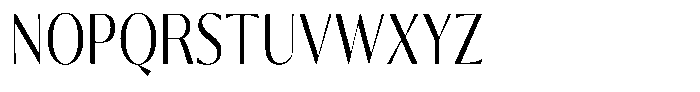 Calvion Sans Calvion Extra Light Condensed Font UPPERCASE