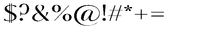 Calvion Sans Calvion Extra Light Expanded Font OTHER CHARS