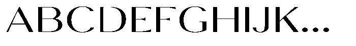 Calvion Sans Calvion Extra Light Expanded Font UPPERCASE