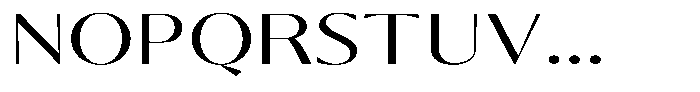 Calvion Sans Calvion Extra Light Expanded Font UPPERCASE