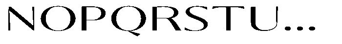 Calvion Sans Calvion Extra Light Extra Expanded Font UPPERCASE