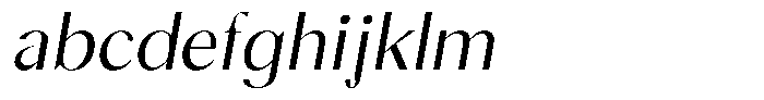 Calvion Sans Calvion Extra Light Slanted FONT