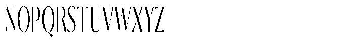 Calvion Sans Calvion Extra Light Ultra Condensed Font UPPERCASE