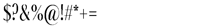Calvion Sans Calvion Light Condensed Font OTHER CHARS