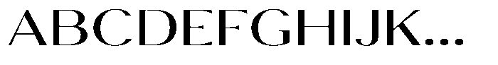 Calvion Sans Calvion Light Expanded Font UPPERCASE