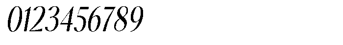Calvion Sans Calvion Light Slanted Condensed Font OTHER CHARS