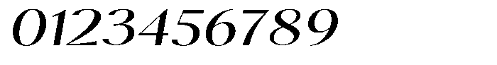 Calvion Sans Calvion Light Slanted Expanded Font OTHER CHARS