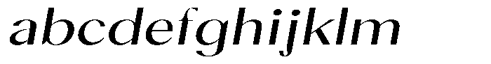 Calvion Sans Calvion Light Slanted Expanded FONT