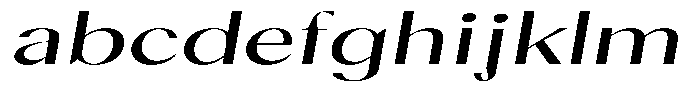 Calvion Sans Calvion Light Slanted Extra Expanded FONT