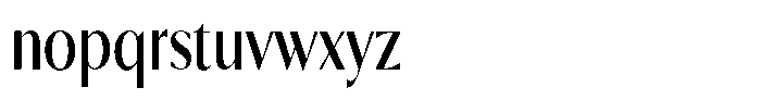 Calvion Sans Calvion Medium Condensed Font LOWERCASE