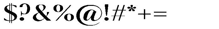 Calvion Sans Calvion Medium Expanded Font OTHER CHARS