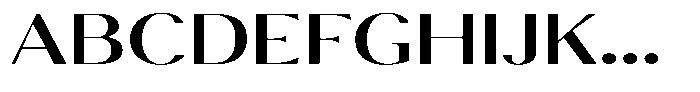 Calvion Sans Calvion Medium Expanded Font UPPERCASE