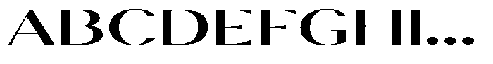 Calvion Sans Calvion Medium Extra Expanded Font UPPERCASE